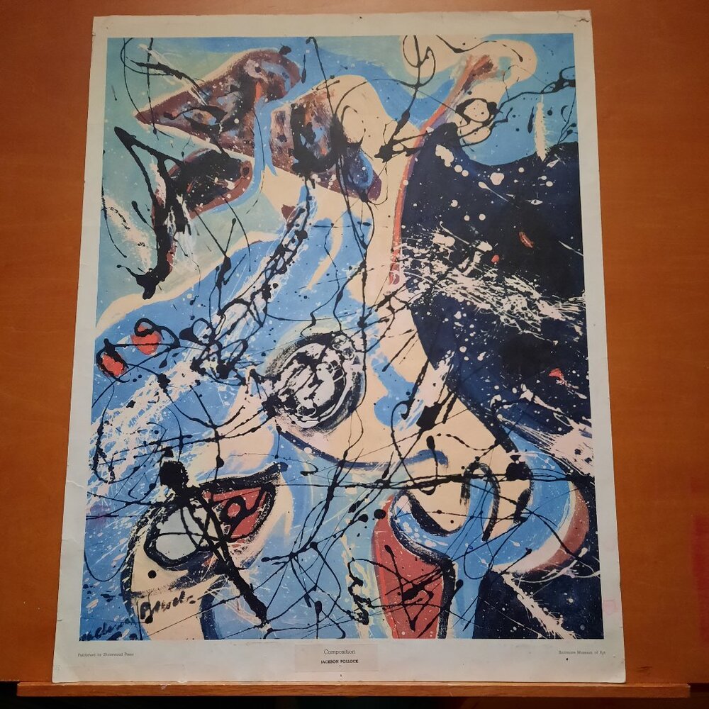 Art Print, "Composition" by Jackson Pollock